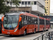 C�meras de seguran�a equipam novos �nibus em Curitiba