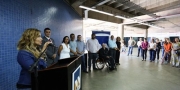 Metr� entrega obras de acessibilidade da Esta��o 114 Sul