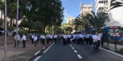Passeata de taxistas contra regras diferentes para aplicativos afeta tr�nsito no Centro de Campinas