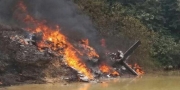 Helic�ptero cai em Esp�rito Santo do Dourado e deixa ao menos 2 mortos